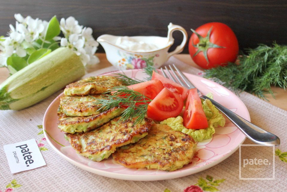 Оладьи из кабачка и молодой пекинской капусты - Шаг 12