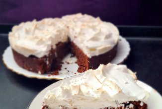 Брауни с меренгой