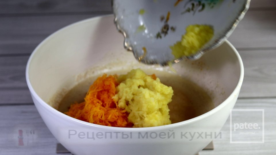 Оладьи из тыквы и яблок - Шаг 6