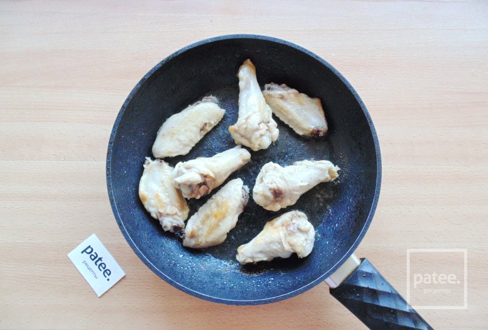 Куриные крылышки с гречкой - Шаг 4