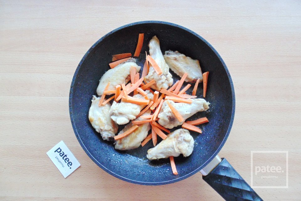 Куриные крылышки с гречкой - Шаг 5