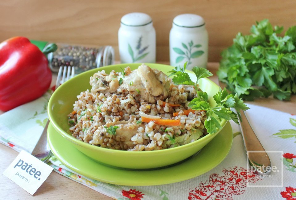 Куриные крылышки с гречкой - Шаг 12