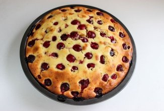 Вишнёвый пп-пирог