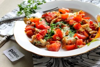 Омлет на кефире по-турецки