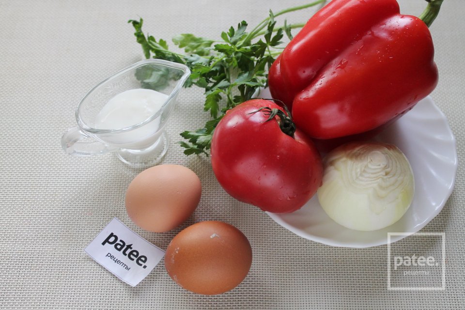 Омлет на кефире по-турецки - Шаг 1