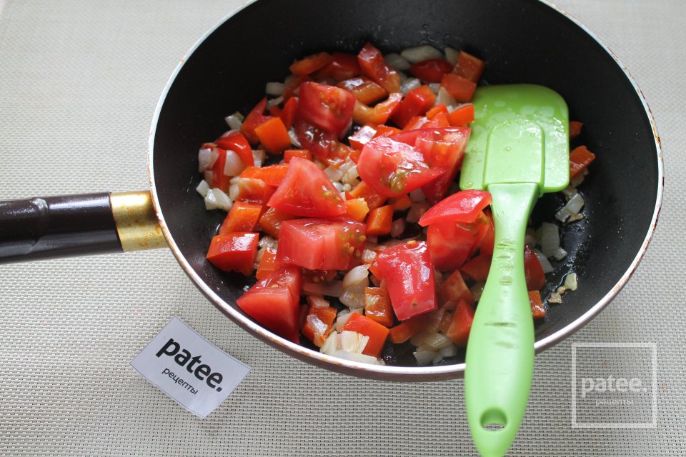 Омлет на кефире по-турецки - Шаг 12