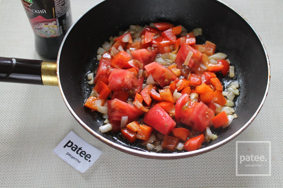 Омлет на кефире по-турецки - Шаг 13