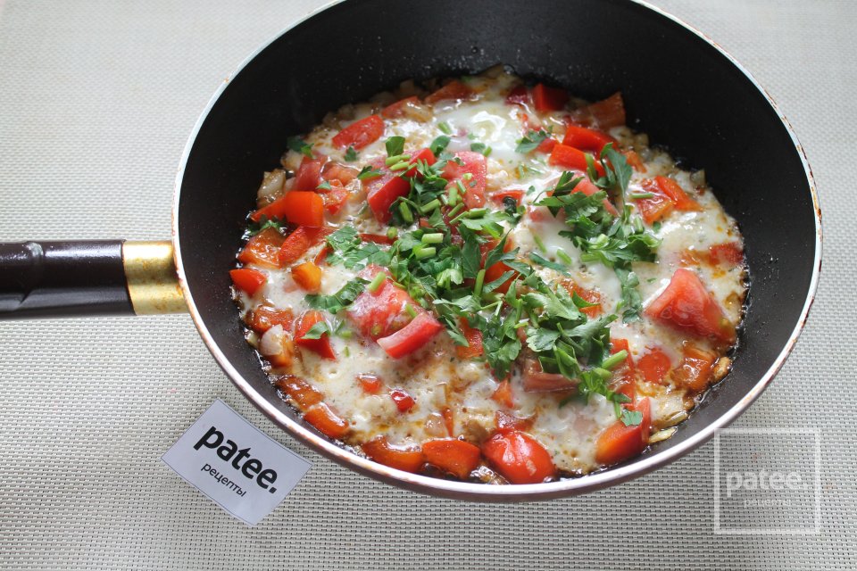 Омлет на кефире по-турецки - Шаг 14