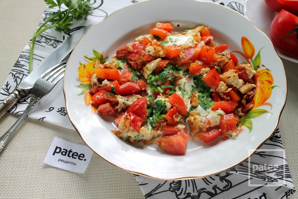 Омлет на кефире по-турецки - Шаг 15