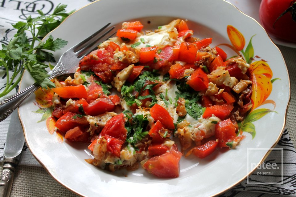 Омлет на кефире по-турецки - Шаг 16