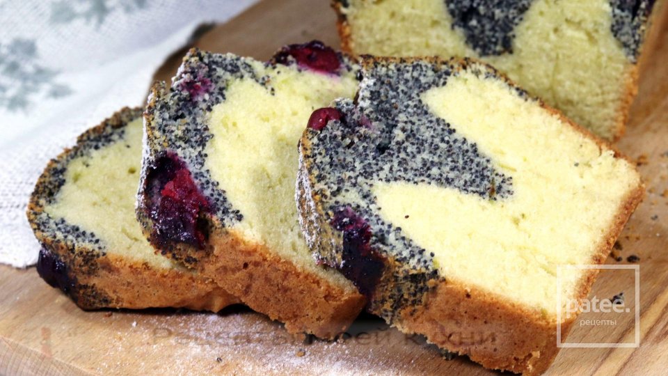 Кекс с вишней и маком - Шаг 13