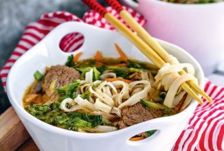 Вьетнамский суп с говядиной и лапшой 🍜