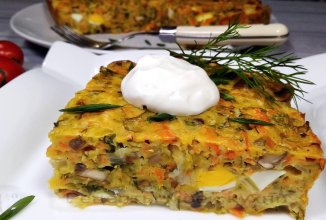 Запеканка из молодой капусты