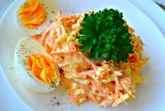 Французский салат с морковью и сыром 🧀