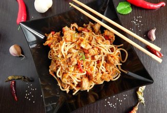 Удон с курицей 🍜