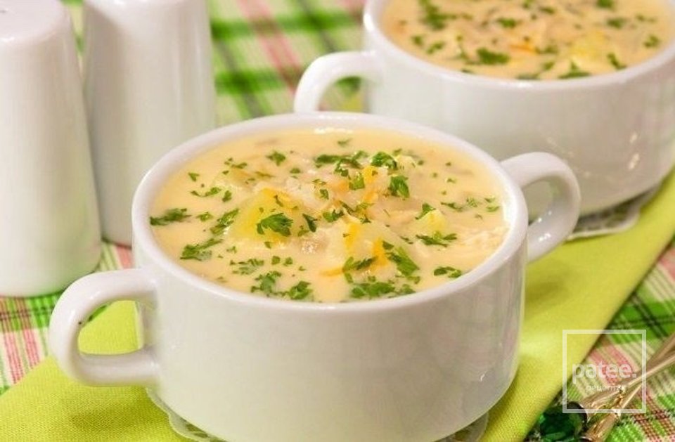 Сырный суп с рисом 🍜 - Шаг 1