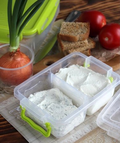 Творожный сыр наподобие Альметте 🧀 - Шаг 1