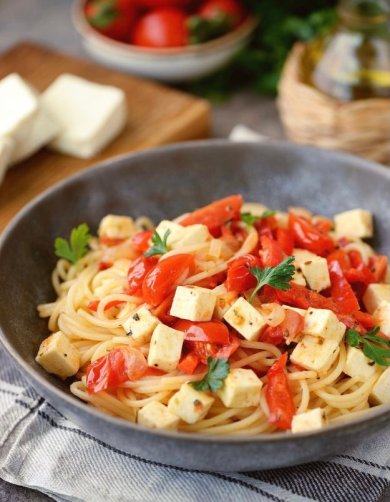 Паста с адыгейским сыром 🧀 - Шаг 1