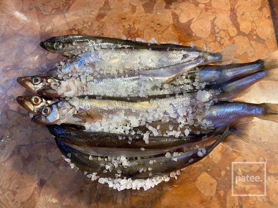 Маринованная мойва в пряностях - Шаг 2