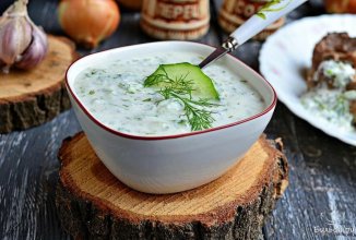 Соус дзадзики к блюдам на углях 👍🏼