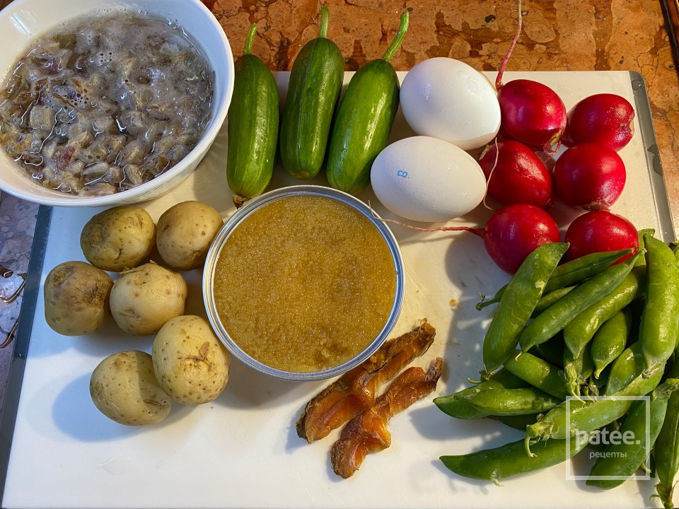 Рыбная Окрошка Бурлацкая - Шаг 3