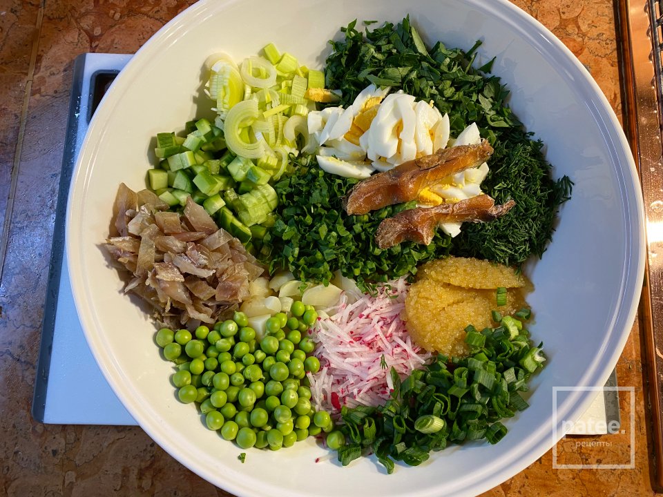 Рыбная Окрошка Бурлацкая - Шаг 5