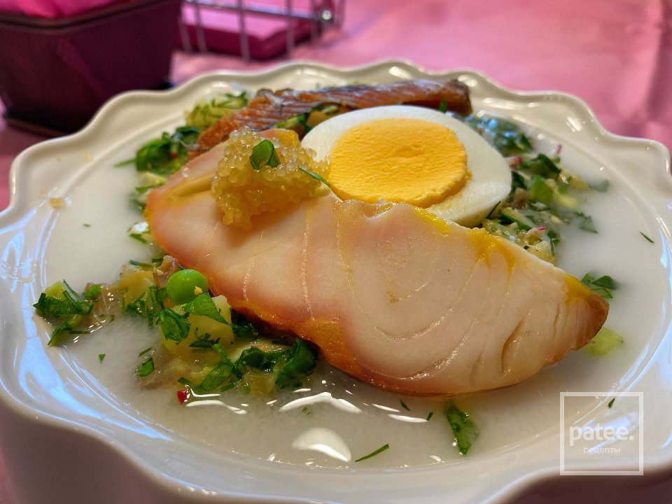 Рыбная Окрошка Бурлацкая - Шаг 10