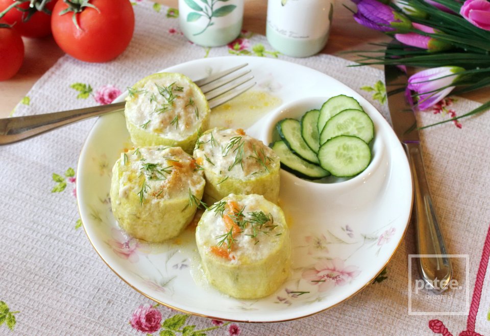 Кабачки с мясом в сливках - Шаг 15