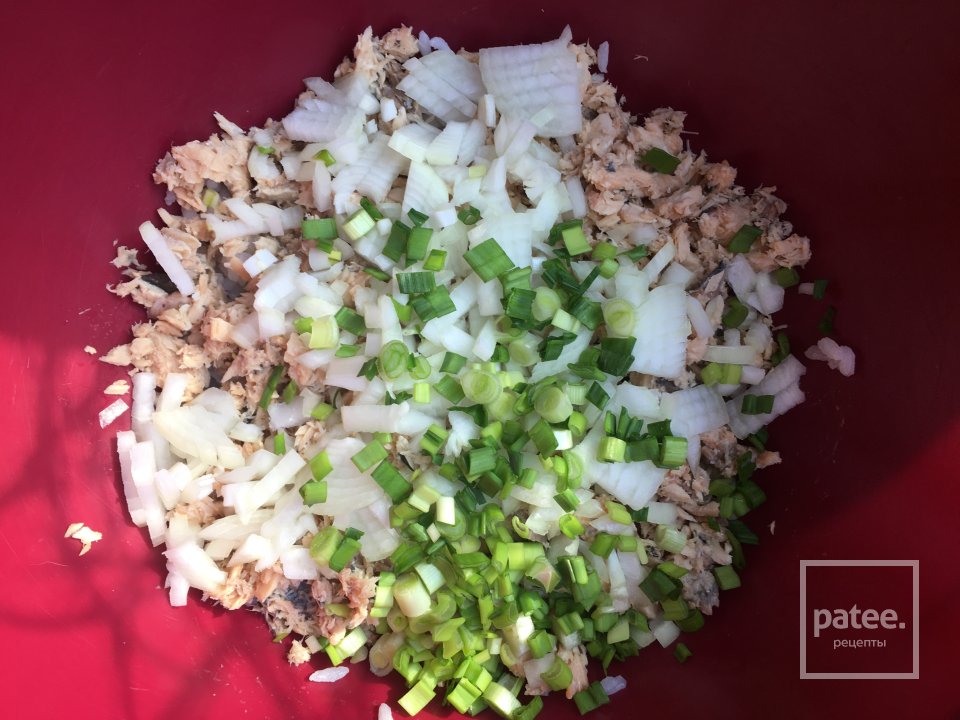 Котлеты с рисом и рыбными консервами. - Шаг 4