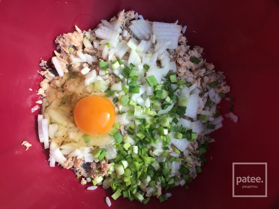 Котлеты с рисом и рыбными консервами. - Шаг 5
