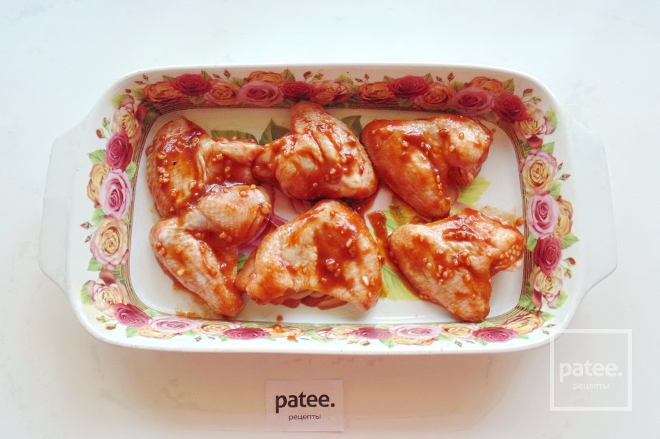 Куриные крылышки в соево-томатном соусе - Шаг 8