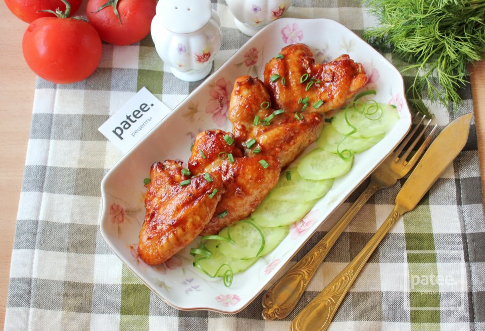 Куриные крылышки в соево-томатном соусе - Шаг 10