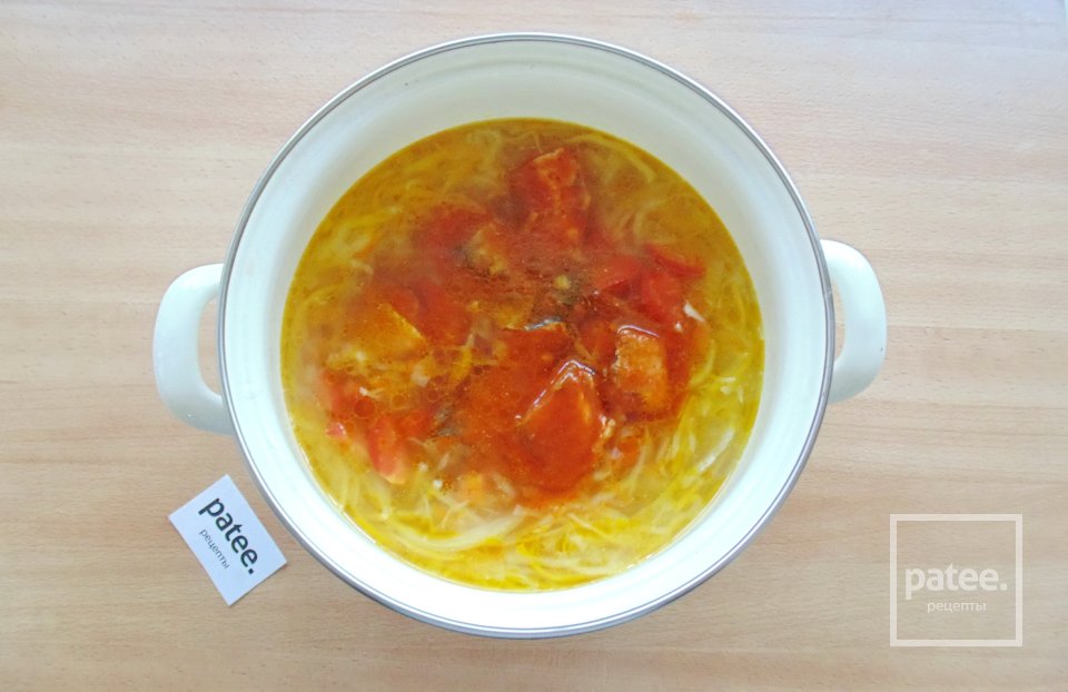 Щи из консервированной сардины - Шаг 8