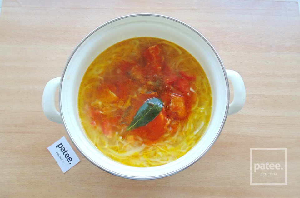Щи из консервированной сардины - Шаг 9