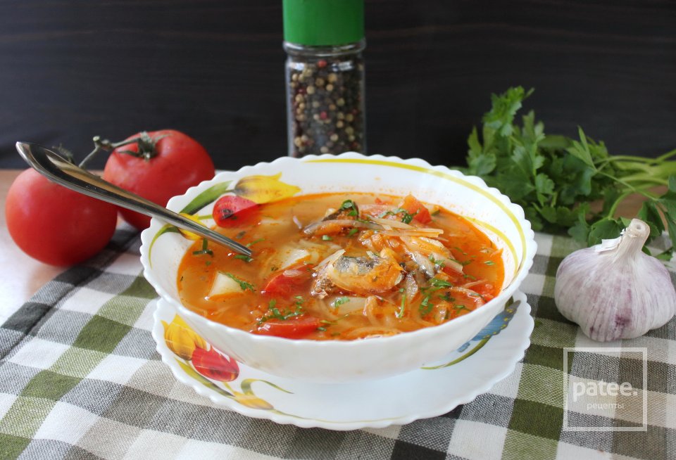 Щи из консервированной сардины - Шаг 12