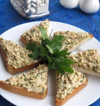 Бутерброды с печенью трески и сыром🥖 - Шаг 1