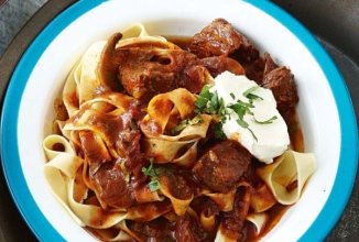 Гуляш со спагетти 🍝