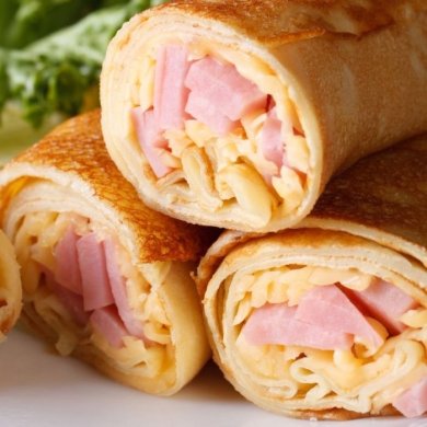 Блины с ветчиной и сыром 🥞 - Шаг 1