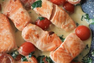 Лосось в сливочном соусе🐟