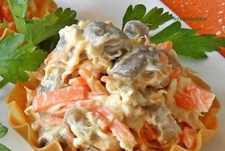 Салат в тарталетках «Фуршетный»🥗