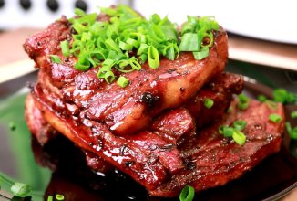 Свиные ребрышки в медово-горчичном соусе 🍖