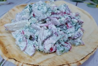 Вкусный салат из редиски 🥗