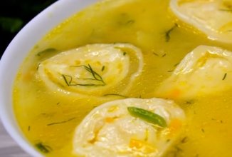 Супчик с рулетиками 🍲
