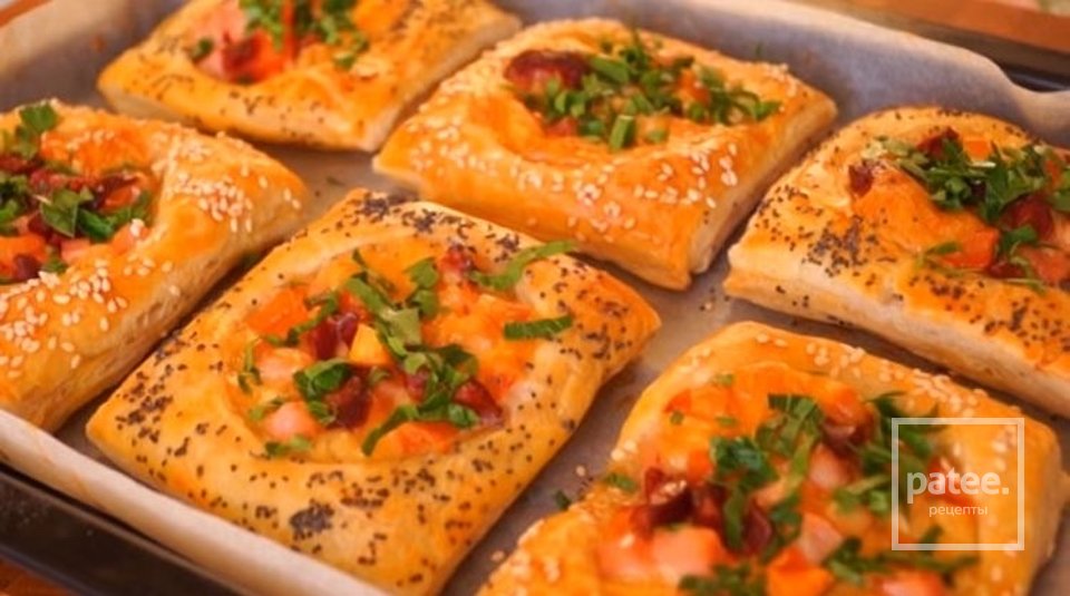 Закуски из слоеного теста 👍🏼 - Шаг 1