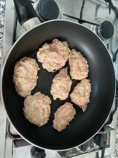 ПП котлетки из куриного фарша и кабачка - Шаг 5