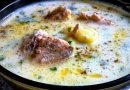 Легкий нежный суп с сырком и рыбной консервой 🍲