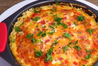Запеканка-омлет с картофелем и сыром 🧀