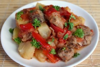 Ужин без возни - мясо с овощами в рукаве 🥘