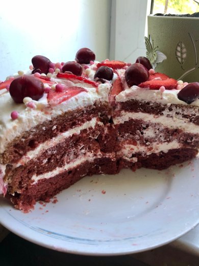 Торт Красный бархат - Шаг 6