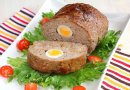 Мясной рулет с яйцом 🥚